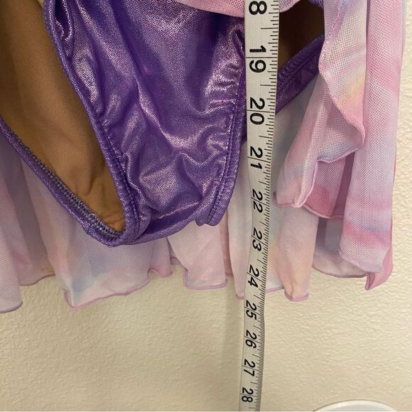 Revolution lyrical lavender tie dye Dance costume TAKE IT ALL RC24586 XLC child - Picture 7 of 11